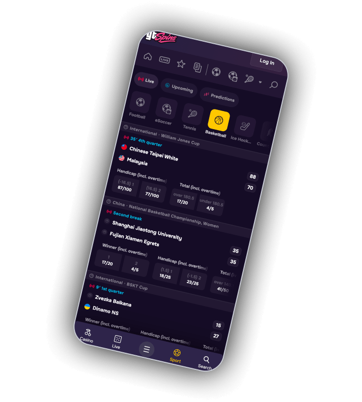 Gtspins sportsbook lobby powered by BetBy with live event tiles and open markets